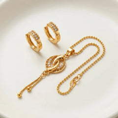 Heart-Drop Necklace Set