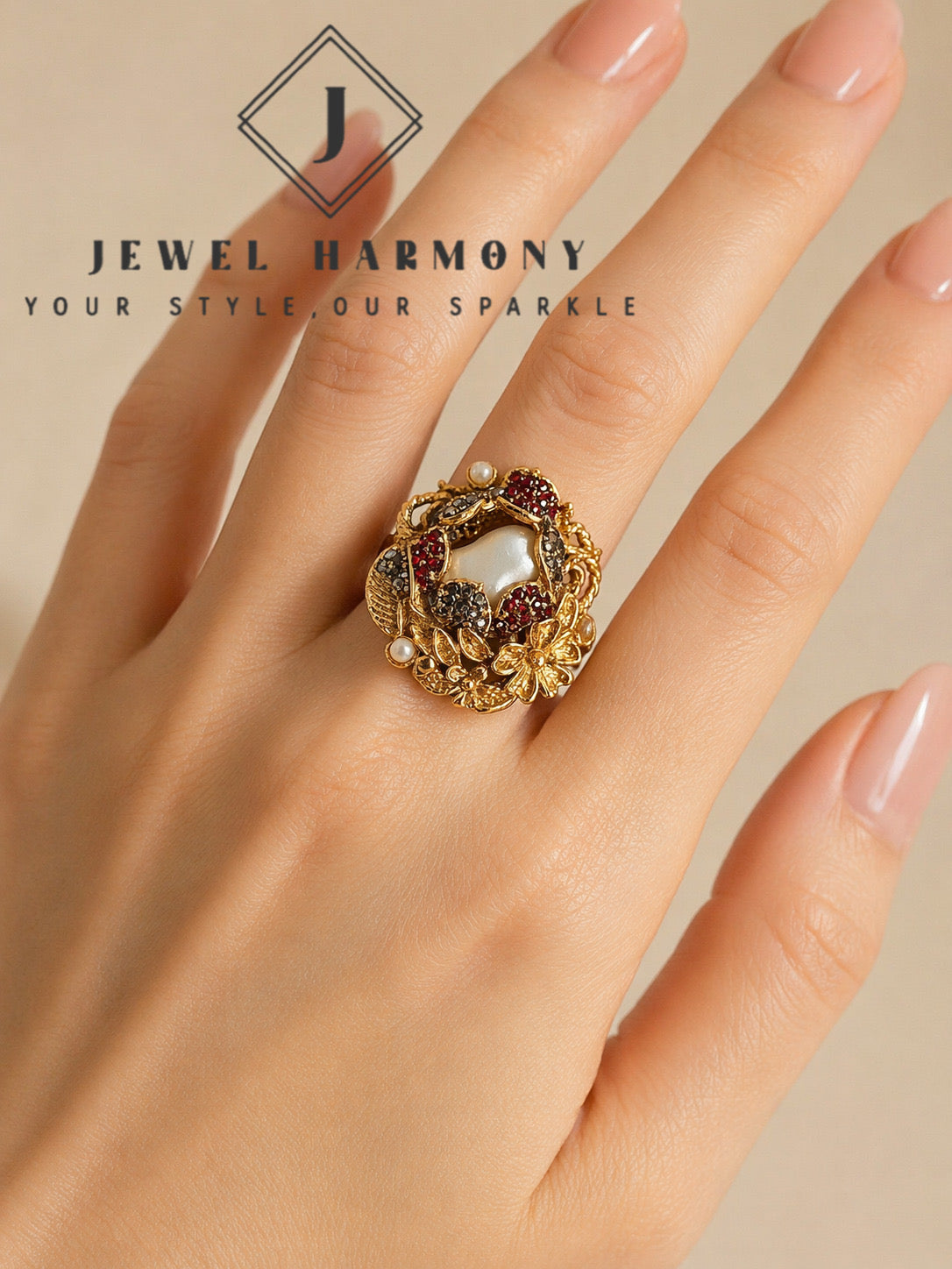 Mehrunisa Bloom Ring
