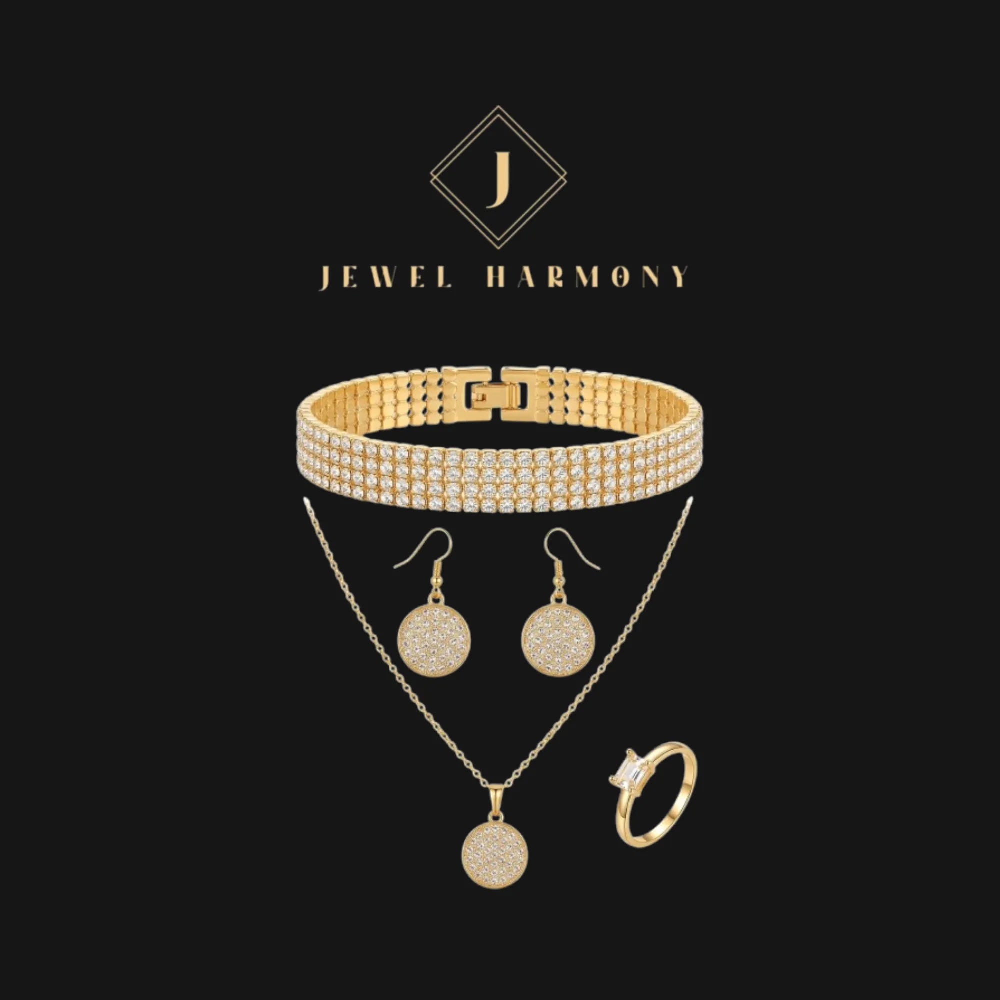 Golden Radiance Jewellery Set