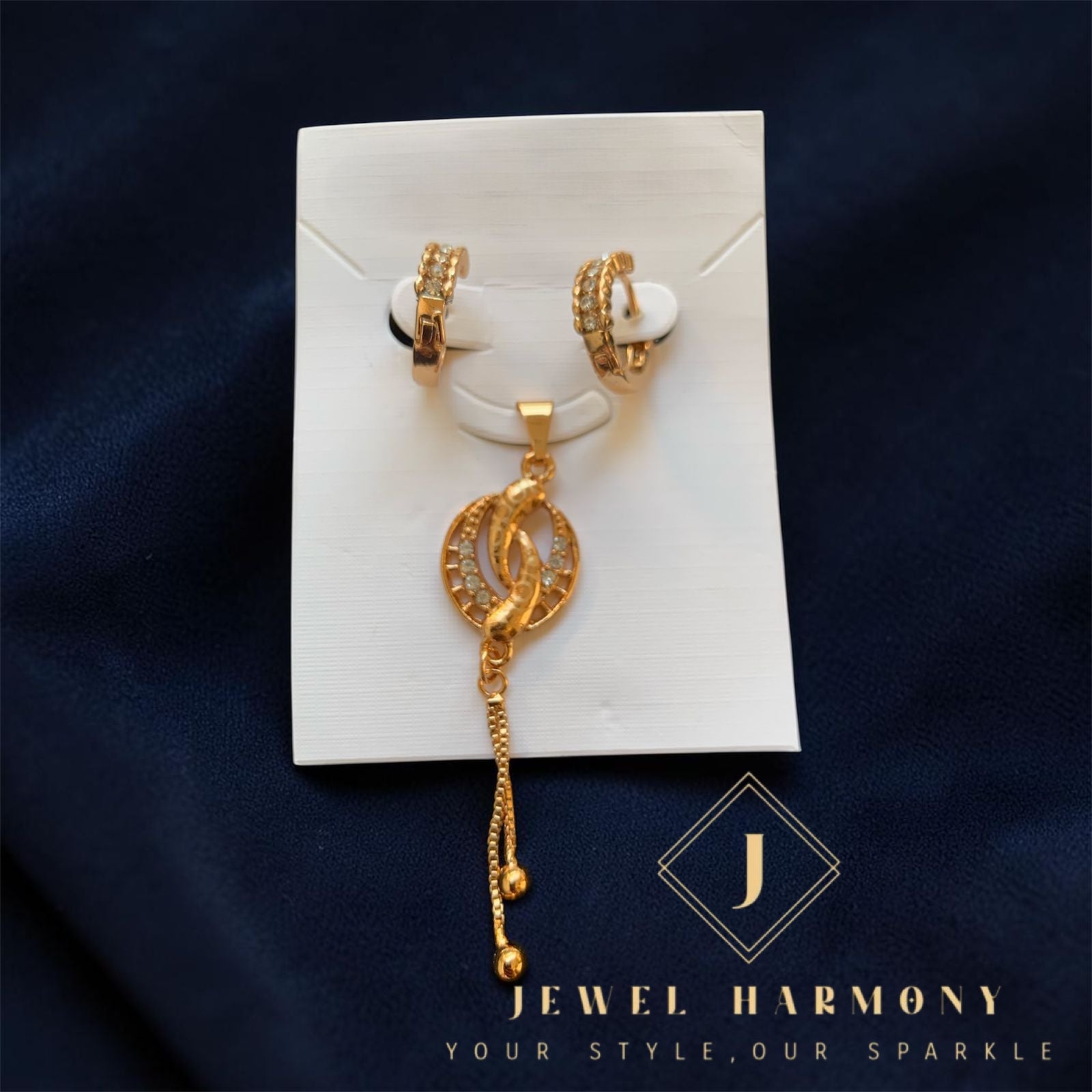 Heart-Drop Necklace Set