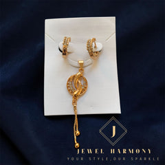 Heart-Drop Necklace Set