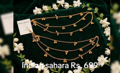 Indian Sahara Gold Imitation Earrings