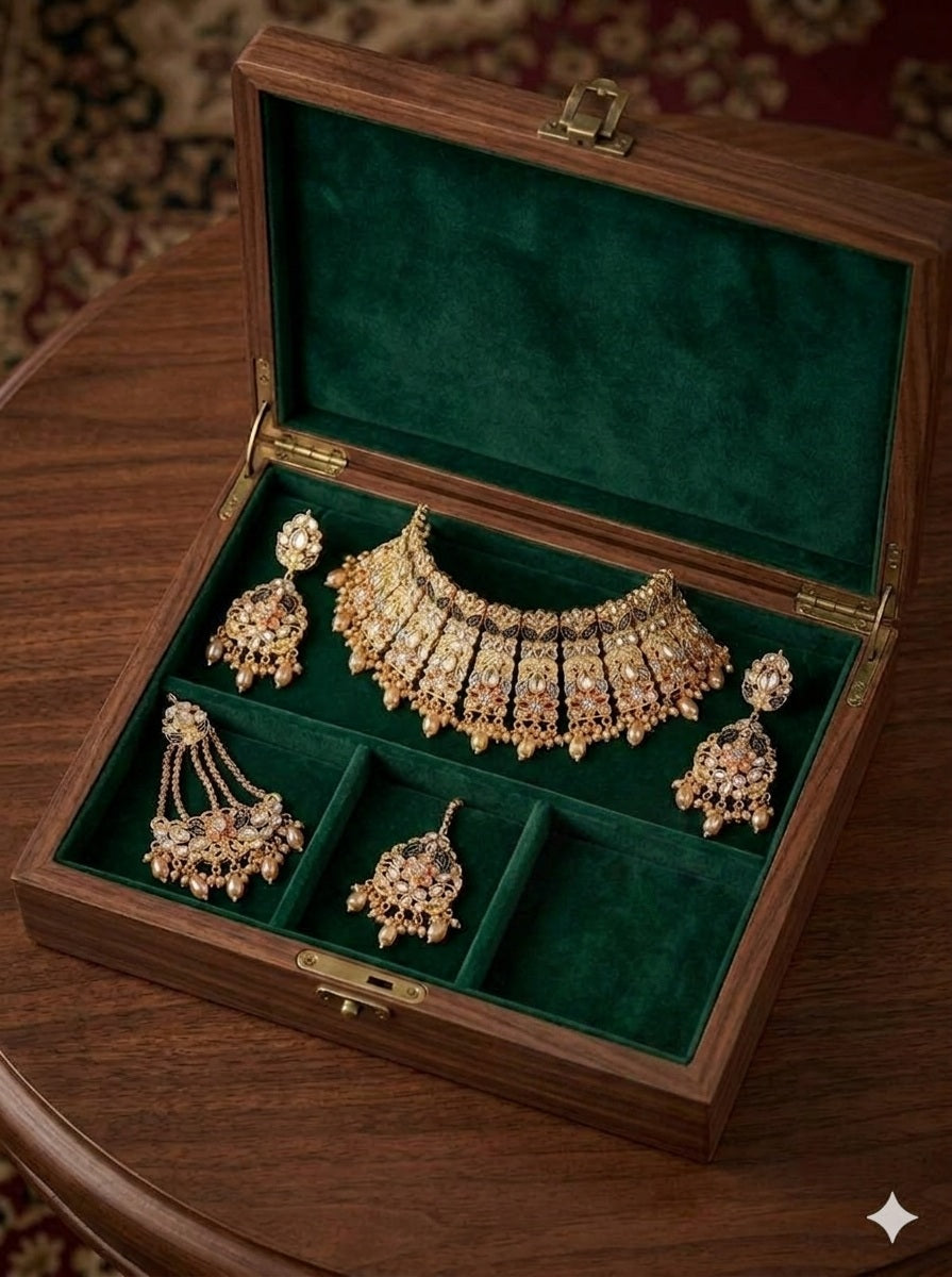 Royal Kundan Bridal Heavy Jewellery Set