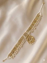 Pearl & Gold Kundan Choker Necklace – Imitation Bridal Jewellery