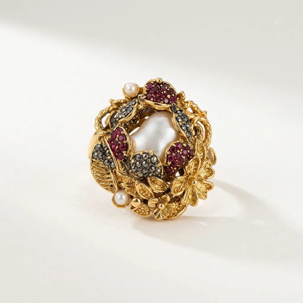 Mehrunisa Bloom Ring