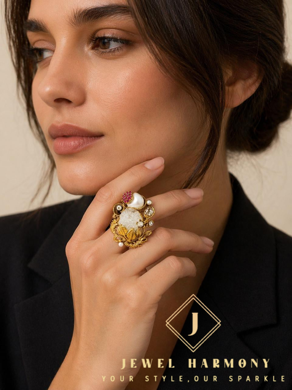 Ruby Noir Ring