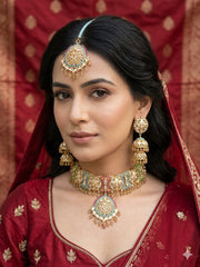 Imitation Nauraten Multi Jhumki Set