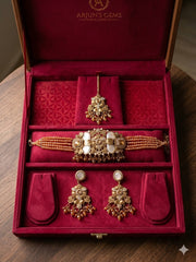 Antique Turkish Mother Pearl Choker Set
